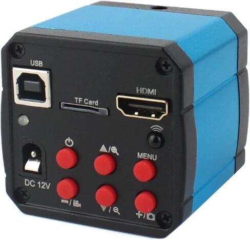 IMX307 48MP 50MP 2K VGA USB TF 1080P كاميرا مجهر فيديو C Mount Lens للهاتف اللوحي PC PCB IC لحام إصلاح (ذهبي) in Saudi Arabia