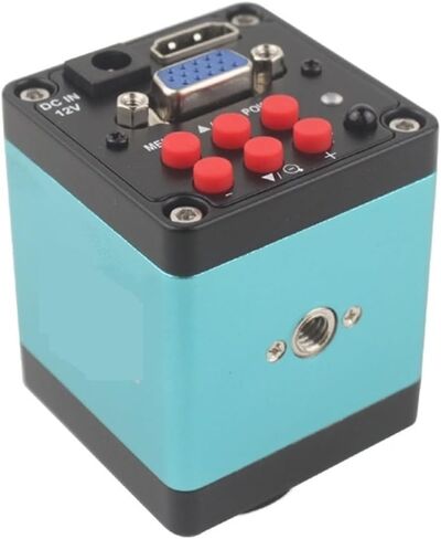 IMX307 48MP 50MP 2K VGA USB TF 1080P كاميرا مجهر فيديو C Mount Lens للهاتف اللوحي PC PCB IC لحام إصلاح (ذهبي) in Saudi Arabia