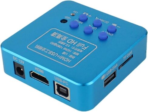 IMX307 48MP 50MP 2K VGA USB TF 1080P كاميرا مجهر فيديو C Mount Lens للهاتف اللوحي PC PCB IC لحام إصلاح (ذهبي) in Saudi Arabia