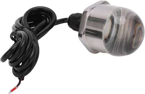 ZJchao 304 الفولاذ المقاوم للصدأ ضوء تحت الماء البحري 12 فولت LED مصباح دائري تحت الماء لقارب اليخوت ضوء أزرق متين مقاوم للماء إضاءة ساطعة للصيد الليلي والغوص in Saudi Arabia