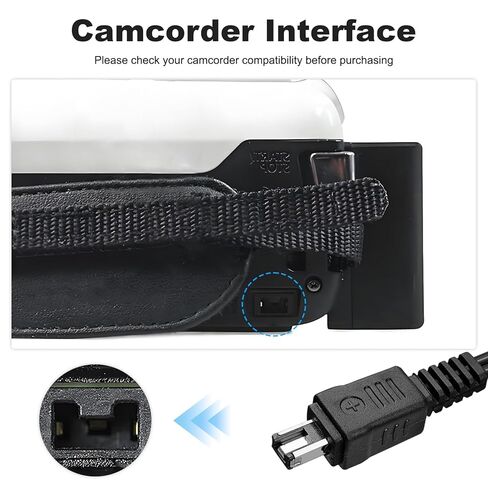 CA-110 USB Charger Compatible with Canon VIXIA HF R20 R21 R30 R32 R40 R42 R50 R52 R60 R62 R200 R300 R400 R500 R600 R700 R800 M50 M52 M500, LEGRIA HF R26 R206 Camcorders, 3.9ft in Saudi Arabia