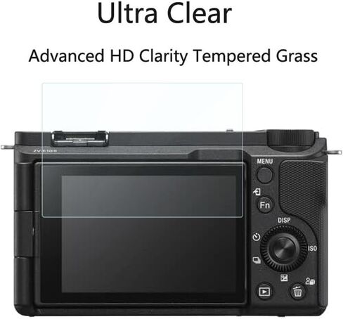 for Sony ZV-E10 II Screen Protector [3 Pack] HD Tempered Glass Film [Anti-Fingerprint] [Anti-Scratch] [Bubble Free] [Case Friendly] Compatible for Sony Alpha ZV-E10 II Mirrorless Camera in Saudi Arabia