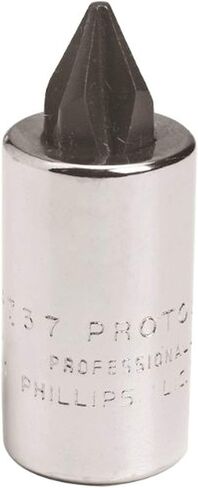 Stanley Proto J4737 1/4" Drive Phillips Screwdriver Bit Socket, #1 tip in Saudi Arabia