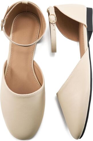 FUDYNMALC Womens Sandals Dressy Flats: 2026 Closed Toe Comfortable Flat Shoes Casual Walking Footwear for Wedding Summer Beach Travel in Kuwait