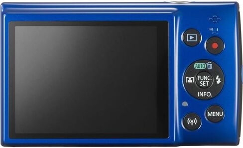 حزمة الكاميرا الرقمية Canon PowerShot ELPH 190 (أزرق) مدمجة للتصوير والتقاط الصور مع تكبير بصري WiFi | تصميم محمول للمشاركة أثناء السفر والتصوير اليومي مع حافظة وبطاقة سعة 64 جيجابايت in Kuwait