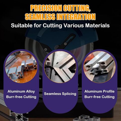 شفرة منشار دائري من الألومنيوم 10 بوصة 100 طن، شفرة منشار ميتري للطاولة مع طرف من كربيد التنجستن، شفرة قطع للمعادن غير الحديدية، النحاس، البولي كربونات، الحوائط الجافة، MDF، البلاستيك، 5/8 بوصة 1 قطعة in Kuwait