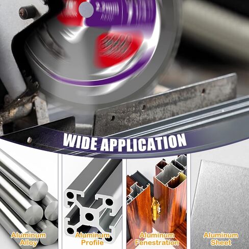 شفرة منشار دائري من الألومنيوم 10 بوصة 100 طن، شفرة منشار ميتري للطاولة مع طرف من كربيد التنجستن، شفرة قطع للمعادن غير الحديدية، النحاس، البولي كربونات، الحوائط الجافة، MDF، البلاستيك، 5/8 بوصة 1 قطعة in Kuwait