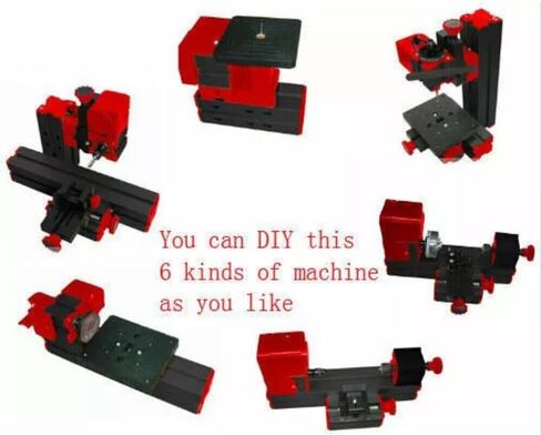 آلة مخرطة كلاسيكية صغيرة من بالولو، أدوات CNC، منشار، مثقاب معدني، مطحنة خشبية، آلة مخرطة حفر علوية لهواية العلوم، نموذج صنع النماذج in Saudi Arabia