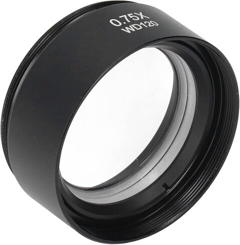 Microscope Lens, 0.75X 120mm Barlow Eyepiece M48 Interface, High Transmittance, High Refractive Index, Microscope Eyepiece in Saudi Arabia