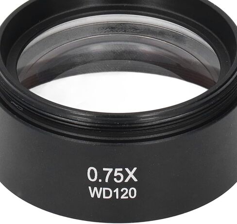 Microscope Lens, 0.75X 120mm Barlow Eyepiece M48 Interface, High Transmittance, High Refractive Index, Microscope Eyepiece in Saudi Arabia