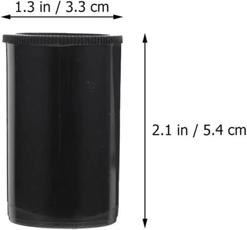 Film Canisters with Caps 80pcs Canister Black Plastic Protective Film Case for Camera Storage with Lid Small Container Organizer in Saudi Arabia