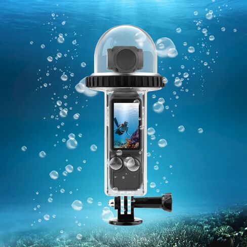 حافظة مقاومة للماء/حافظة غوص لجيب DJI OSMO 3، غطاء حماية للغوص العميق بعمق 40 مترًا للتصوير الفوتوغرافي تحت الماء، مقاوم للماء، مقاوم للغبار، محكم الغلق in Saudi Arabia