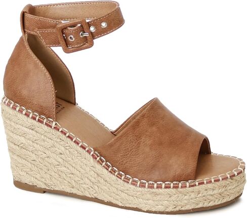 Women's Platform Wedge Sandals Espadrille Sandals Ankle Strap Sandals Slip-On Open Toe Summer Beach Sandals Vacation Sandals in Saudi Arabia