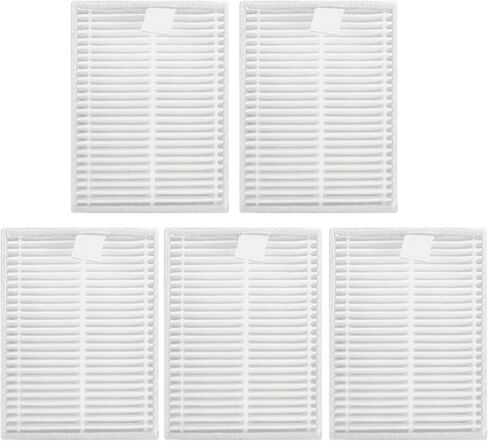 5 PCS Replacement Filters For Roborock Q7 M5 M5+/Q7 L5/Q7 L5+Vacuum Cleaner HEPA Filter - Filters Accessories Kit Filters Accessories Kit - High-Efficiency Filters Replacement Parts in Kuwait