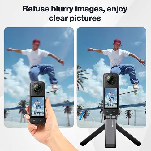 حامل ثلاثي مغناطيسي صغير لـ Insta360 X5 X4، لـ GoPro 13 12 11 Max 2، حامل ثلاثي القوائم مرن لسطح المكتب لملحقات DJI Action 5 Pro Osmo 360، مقبض عصا سيلفي معدنية مع برغي خيط 1/4 in Kuwait