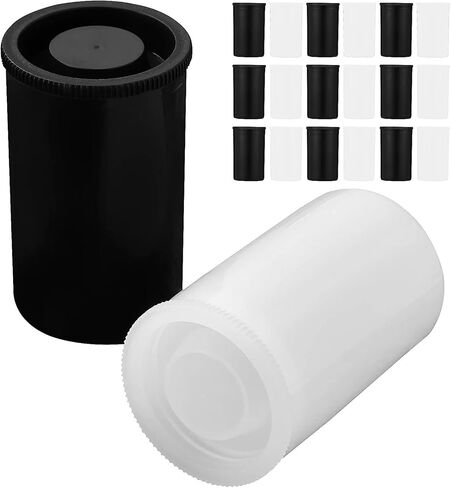 Film Canisters with Caps 80Pcs Empty Film Canisters Reusable Plastic Storage Jars with Lids Camera Case for Films Instant Photography in Saudi Arabia