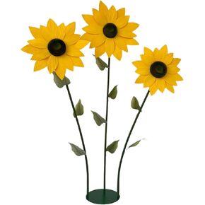 Sunflowers Artificial Flowers Set,5.6 Ft Giant Silk Fake Sunflower Decoration,Sunflower Decor for Rustic Wedding Backdrop,Outdoor Garden Party Photo Props,Shop Window Displays(3PCS) in Saudi Arabia