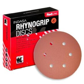 اشتري أقراص الصنفرة الفراغية Indasa Rhynogrip Redline مقاس 6 بوصات ذات 6 فتحات، سلسلة 630 220 in Saudi Arabia