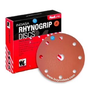 شراء أقراص الصنفرة الفراغية Indasa Rhynogrip Redline مقاس 6 بوصات ذات 9 فتحات، سلسلة 690 400 in Saudi Arabia