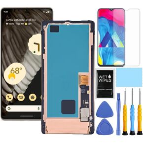 AMOLED لـ Google Pixel 7 Pro Screen Resplacement Kit لـ Pixel 7 Pro Screen Replacement GP4BC Ge2ae LCD Displaying Digitizer Touch Assembly (ليس للبكسل 7A / 7) in Kuwait