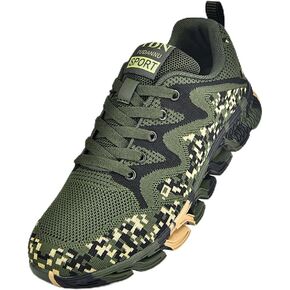 Womens Fashion Camouflage Breathable Knit Running Sneakers Mens Trail Hiking Walking Shoes Non Slip Casual Workout Footwear in Saudi Arabia
