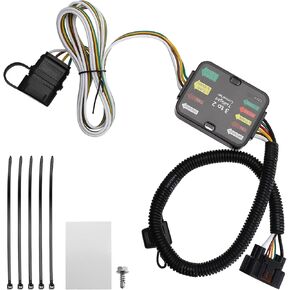 4-Pin Trailer Wiring Harness Compatible with 2014–2024 Ram ProMaster 1500, 2500, 3500, Vehicle-Side 4-Way Flat Connector Plug, Replace 56478 in Kuwait