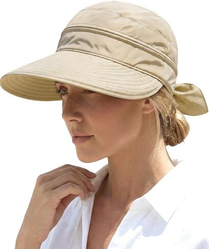 2-في 1 من Sun Sun Hat Hat Zipper قبالة ذيل الحصان ، وحيدة خفيفة الوزن الجافة ، حماية UV الصيفية in Kuwait