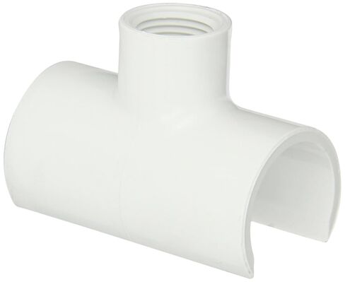 Spears 464 Series PVC Snap-On Saddle, Schedule 40, 1" IPS OD x 1/2" NPT Female in Saudi Arabia