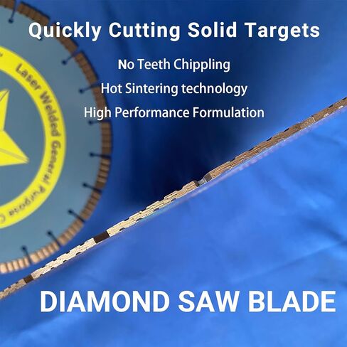 Diamond Cutting Disc General Purposing Diamond Saw Blade 4.5"/5"/7"/9"/12"/14" Cutting Bricks,Floor pavings,Slab, Masonry,Asphalt,roof,kerbs,Building Materials (14''-1pcs) in Saudi Arabia