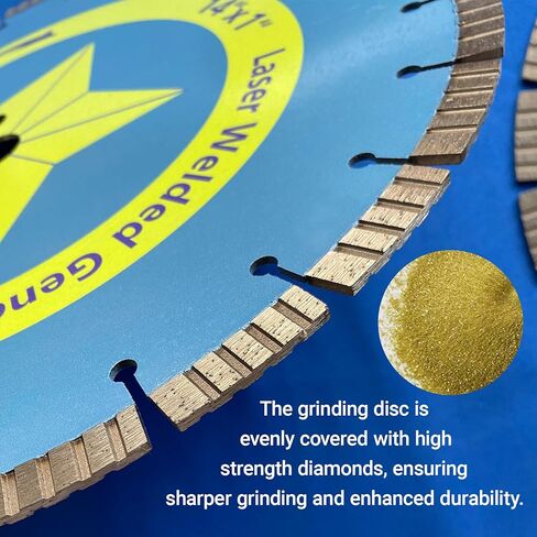 Diamond Cutting Disc General Purposing Diamond Saw Blade 4.5"/5"/7"/9"/12"/14" Cutting Bricks,Floor pavings,Slab, Masonry,Asphalt,roof,kerbs,Building Materials (14''-1pcs) in Saudi Arabia