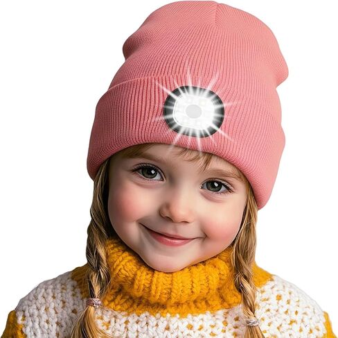 Gifts for Teenage Boys Girls Beanie with Light,Camping Gear,Led Beanie Hat with Light,Stocking Stuffers in Saudi Arabia