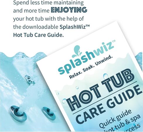 Proteam Spa Metal Magic - Spa Metal Remover for Hot Tub with SplashWiz Hot Tub Chemicals Care Guide - Made in USA (1 qt) in Saudi Arabia