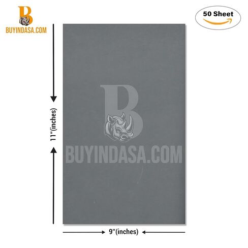Indasa 50 PCS 5.5x9" Wet & Dry Rhynowet Sandpaper 1500 GRIT Half Sheets – Silicon Carbide Abrasive for Auto, Wood, Metal, Paint & Coat Finishing – Abrasive Sandpaper, Plusline in Kuwait