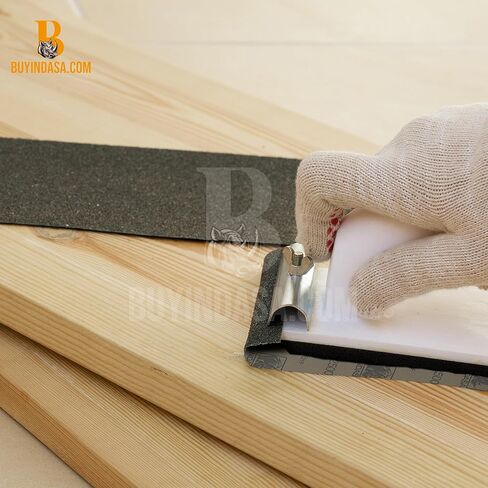 Indasa 50 PCS 5.5x9" Wet & Dry Rhynowet Sandpaper 1500 GRIT Half Sheets – Silicon Carbide Abrasive for Auto, Wood, Metal, Paint & Coat Finishing – Abrasive Sandpaper, Plusline in Kuwait