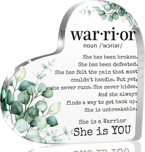 Bible Verse Psalm 23 Christian Acrylic Heart Decorative Gifts for Women, Inspiration Religious Gifts for Her Mom Girl Female Coworker Sister, Table Decorations Gifts in Saudi Arabia