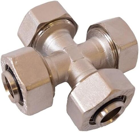 M8042 4-Way Equal Cross Fitting For 3/4-Inch Maxline Compressed Air Tubing, Air Adaptor, QTY 01 in Saudi Arabia