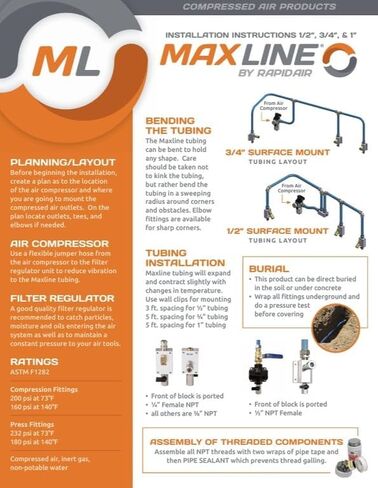 M8042 4-Way Equal Cross Fitting For 3/4-Inch Maxline Compressed Air Tubing, Air Adaptor, QTY 01 in Saudi Arabia