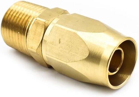 Interstate Pneumatics HRPZ26-06 3/8 "تركيبة إصلاح نهاية خرطوم قابلة لإعادة الاستخدام 3/8" NPT خرطوم بولي يوريثين ذكر (سلسلة HU16) in Saudi Arabia