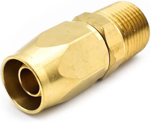 Interstate Pneumatics HRPZ26-06 3/8 "تركيبة إصلاح نهاية خرطوم قابلة لإعادة الاستخدام 3/8" NPT خرطوم بولي يوريثين ذكر (سلسلة HU16) in Saudi Arabia