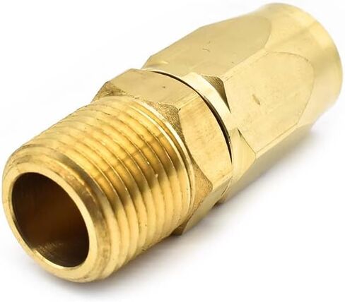 Interstate Pneumatics HRPZ26-06 3/8 "تركيبة إصلاح نهاية خرطوم قابلة لإعادة الاستخدام 3/8" NPT خرطوم بولي يوريثين ذكر (سلسلة HU16) in Saudi Arabia