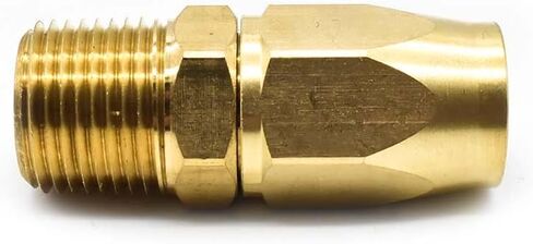 Interstate Pneumatics HRPZ26-06 3/8 "تركيبة إصلاح نهاية خرطوم قابلة لإعادة الاستخدام 3/8" NPT خرطوم بولي يوريثين ذكر (سلسلة HU16) in Saudi Arabia
