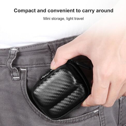 Protective Hard Case for 3/3S, EVA Shockproof Travel Bag with Semi Open Zipper, Velvet Lined Portable Mini Camera Cover for Lens & Accessories in Saudi Arabia