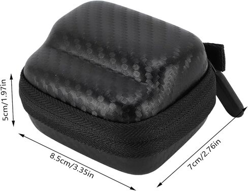 Protective Hard Case for 3/3S, EVA Shockproof Travel Bag with Semi Open Zipper, Velvet Lined Portable Mini Camera Cover for Lens & Accessories in Saudi Arabia