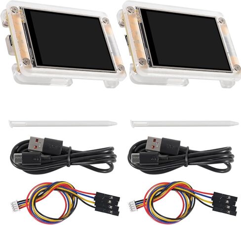 2.8 "بوصة ESP32 شاشة مع علبة أكريليك ، وحدة ESP32 ESP32-2432S028R WIFI+BT DUAL-CORE TFT MODULE ILI9341 DRIVER FOR ARDUINO IOT ، ESP32 Development Board 240x320 SMART DOWNK SCHENG in Kuwait