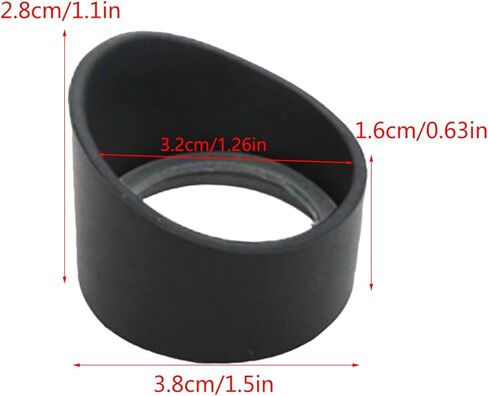 Industrial Eyepiece Cover 28mm-37mm Inner Diameter Binoculars Rubber Eyepiece Eyes Guard Cup Shield for Microscopes Eyepiece Cover in Saudi Arabia