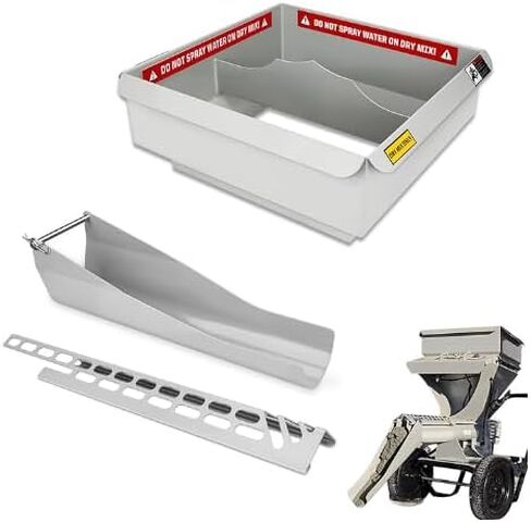 Upgrade MMAC-0123 Mud Mixer Hopper Extension, Pairs with MMAC-0133 for MMXR-3221 Mixers, Expands Capacity from 120 to 300 lbs, Ldeal for Large Construction & Site Renovations in Kuwait