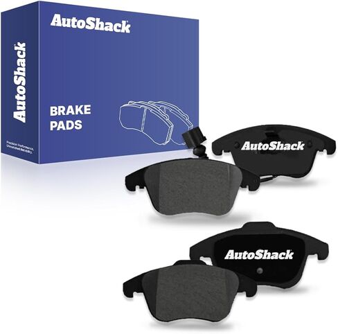 Autoshack Front Ceramic Brake Set Set Set Set Set Set Set Set Set Set Set Set Set Set Set Set Set Set Set Set Set Set Set Synged لعام 2009-2017 VW Tiguan 2012-2020 Passat 2017-2018 Tiguan Limited 2015-2018 Audi Q3 Quattro 1.8L 2.0L 2.5L AWD FWD SCD1375 in Saudi Arabia