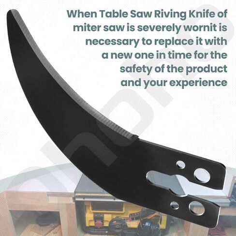 N506855 Table Saw Riving Knife for Dewalt DWE7491RS DWE7491RS DWE7491RSR - (Not suitable for DWE7485) Black in Saudi Arabia