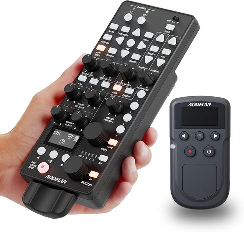 جهاز تحكم عن بعد سلكي ولاسلكي لكاميرا Canon، بديل لـ RC-V100، تحكم متعدد الوظائف لـ IRIS/Focus/Zoom/ISO/OSD/ND، متوافق مع XA65، XA60، XA11، C300، C200، XF200 in Saudi Arabia