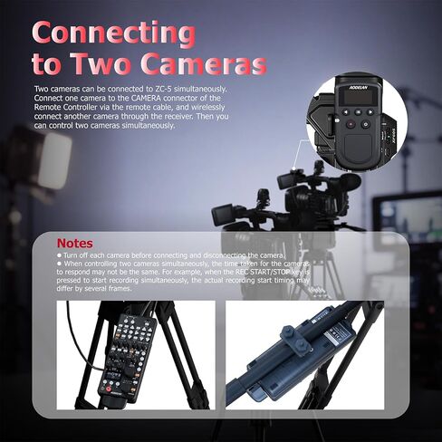 جهاز تحكم عن بعد سلكي ولاسلكي لكاميرا Canon، بديل لـ RC-V100، تحكم متعدد الوظائف لـ IRIS/Focus/Zoom/ISO/OSD/ND، متوافق مع XA65، XA60، XA11، C300، C200، XF200 in Saudi Arabia